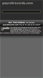 Mobile Screenshot of payrollrecords.com